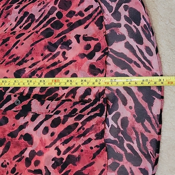 ALLSAINTS Bernie Ambient Animal Print Button Down Blouse US S - Picture 8 of 12